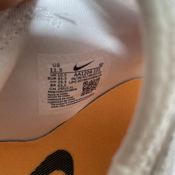 Men Nike Zoom Pole‎ Vault Elite 3 Track NO Spikes White Orange AA1204-101 11.5 - Picture 8 of 8